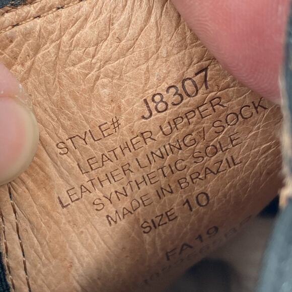 Madewell Black Leather Regan Boot Pull On Boots 10 - Picture 3 of 5